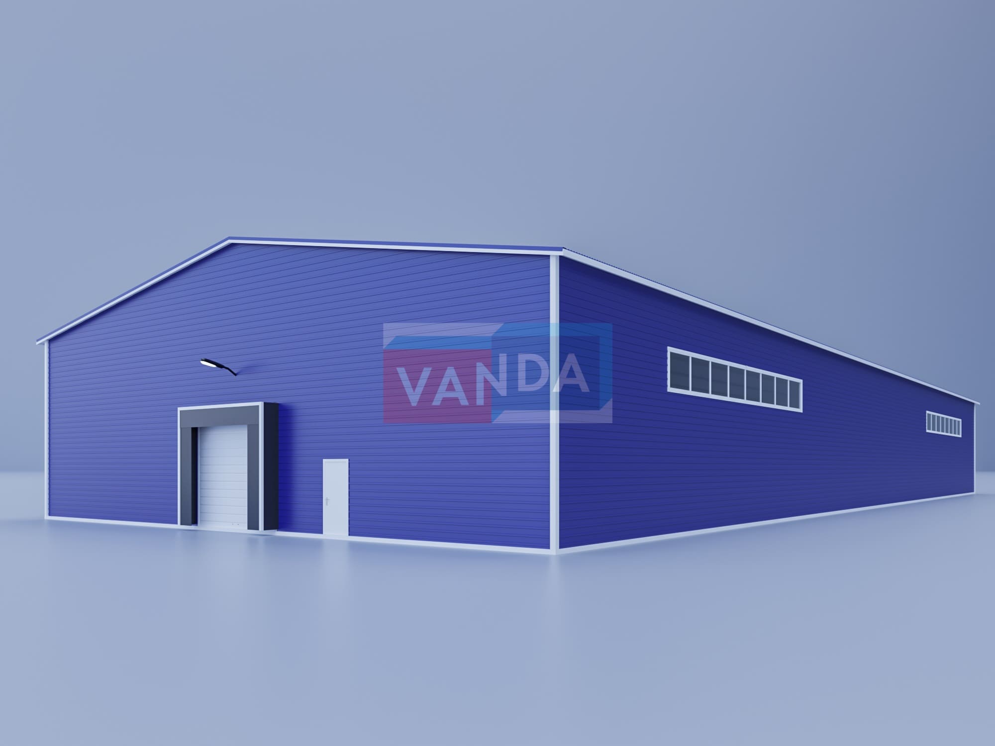 Склад из сэндвич панелей 60х24